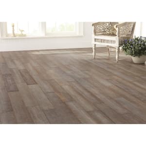 Hand Scraped Strand Woven Earl Grey 1/2 in. T x 5-1/8 in. W x 72-7/8 in. L Solid Bamboo Flooring