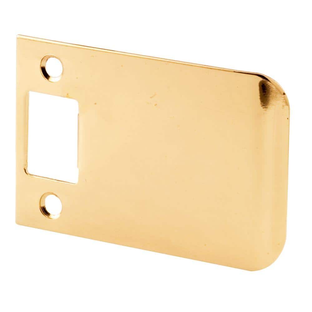 DON-JO MFG EXTENDED LIP STRIKE POLISHED BRASS 2 1/4" X 3"  EL-125-3 