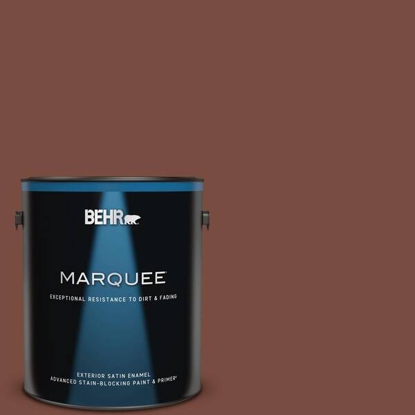 BEHR MARQUEE 1 gal. #PPU2-19 Royal Liqueur Satin Enamel Exterior Paint & Primer