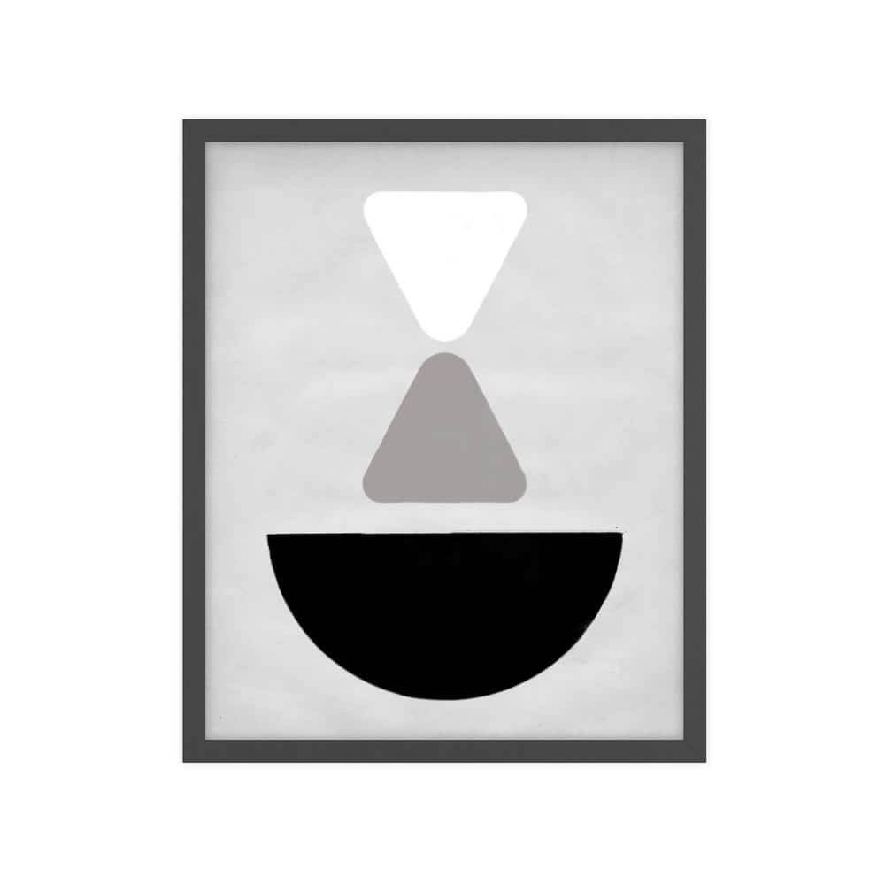 Abstract Nature Shapes Framed Abstract Art Print 42 in. x 34 in.