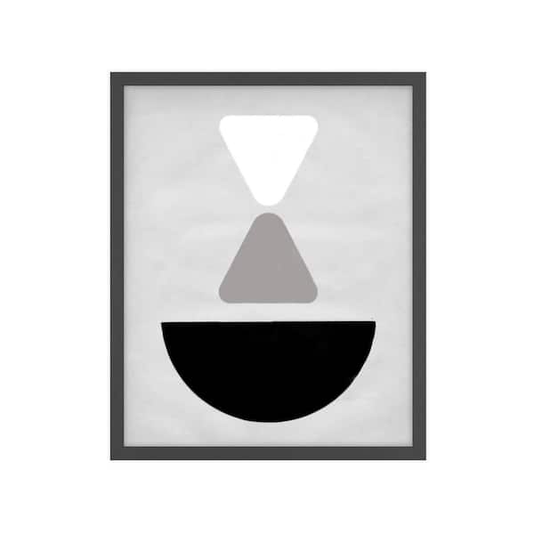 Unbranded Abstract Nature Shapes Framed Abstract Art Print 42 in. x 34 in.