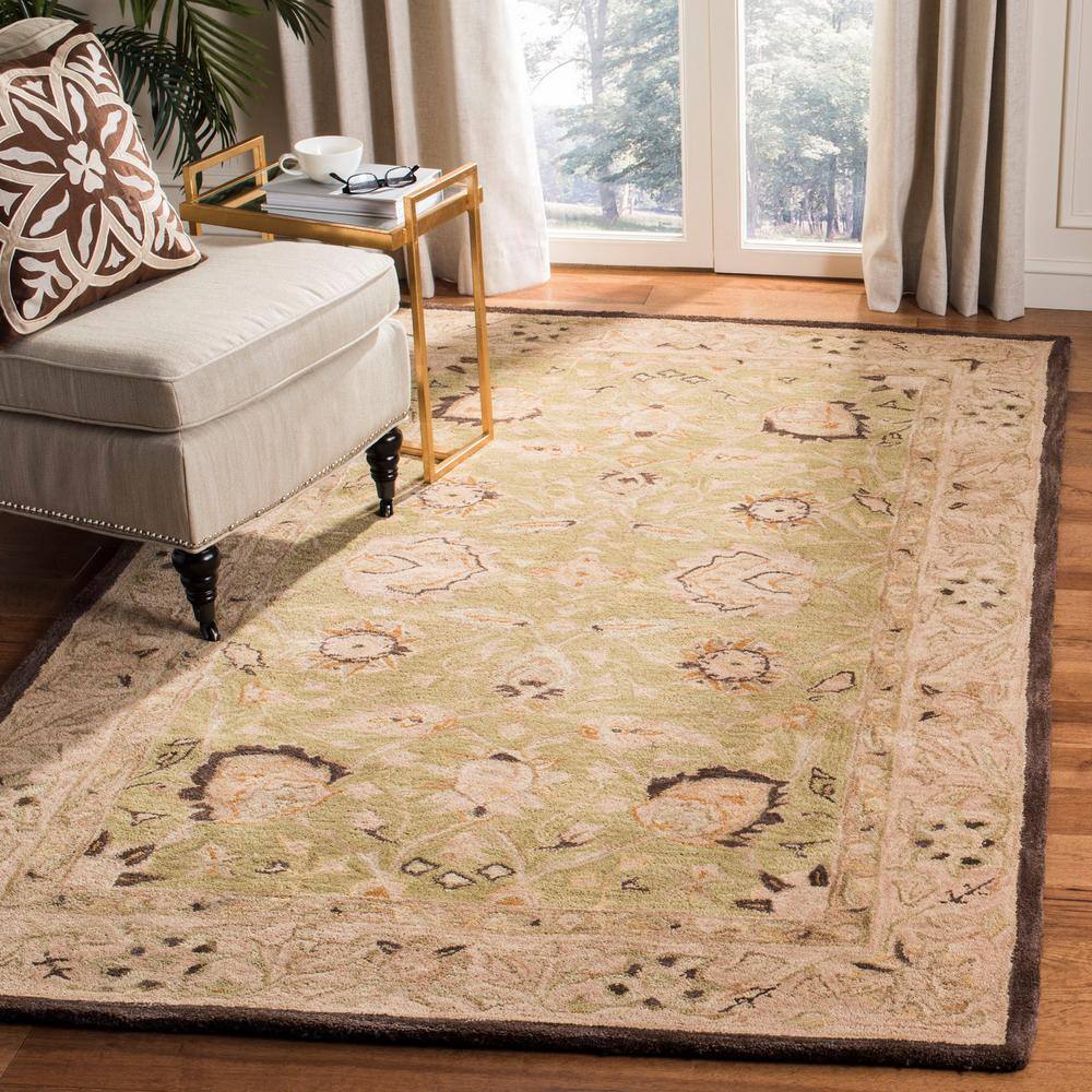 Ivory Handmade Tufted Wool Area Rug, 2' x 3'