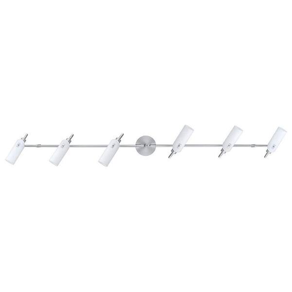 EGLO Garda 6-Light Matte Nickel Wall or Ceiling Light