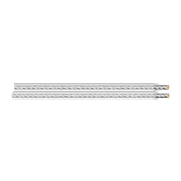 Southwire 3000" 18 Gauge 2 Wire Lampwire Silver Set of 250 for sale online