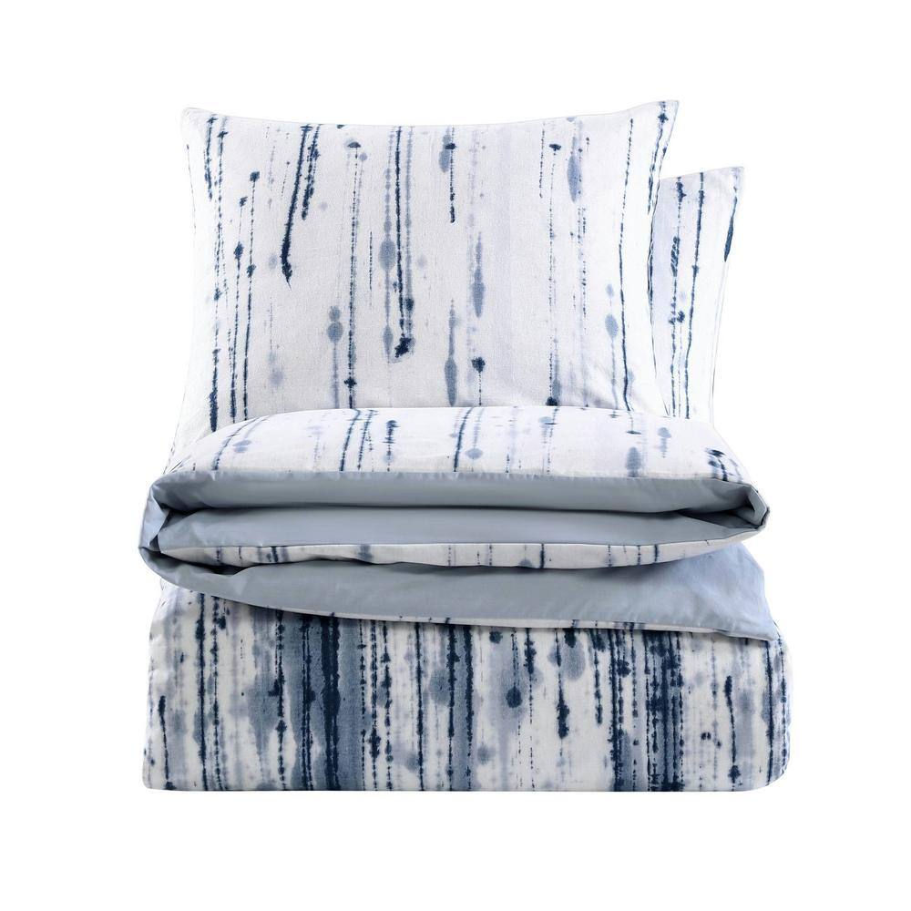 Sokal Blue Reversible Cotton Full Comforter Set