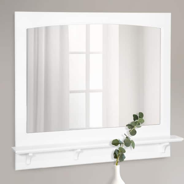 Design House Concord 36 in. W x 31 in. H Framed Rectangular Bathroom Vanity Mirror in White