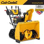 3X 30 in. 420 cc Track Drive Three-Stage Snow Blower with Electric Start Gas Steel Chute Power Steering Heated Grips