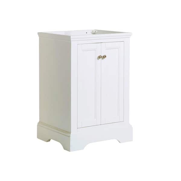 Fresca Windsor 24 in. W Traditional Bathroom Vanity in Matte White