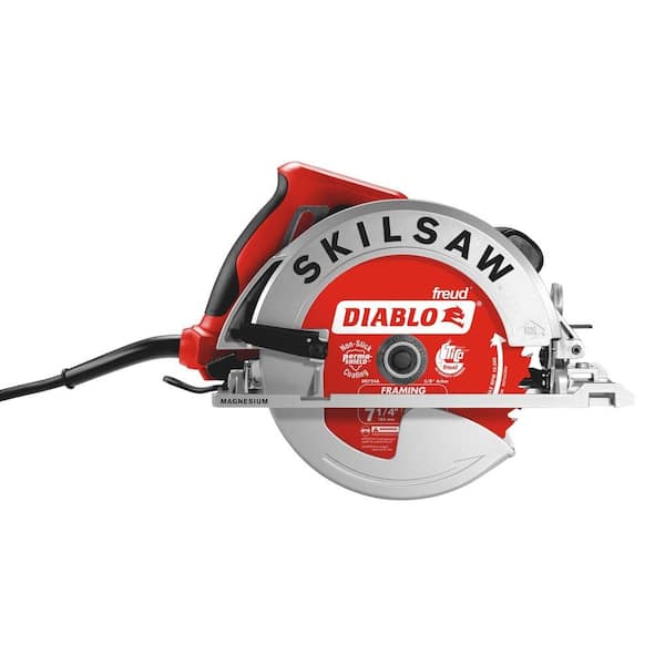 SKILSAW 15 Amp Corded Electric 7-1/4 in. Lightweight SIDEWINDER Circular Saw with 24-Tooth Diablo Carbide Blade
