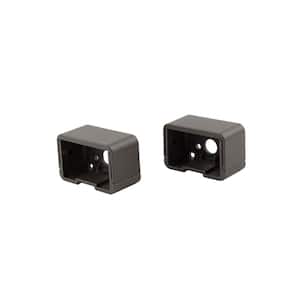 Deckorators Cable Rail Aluminum Textured White Top Rail Brackets for ...
