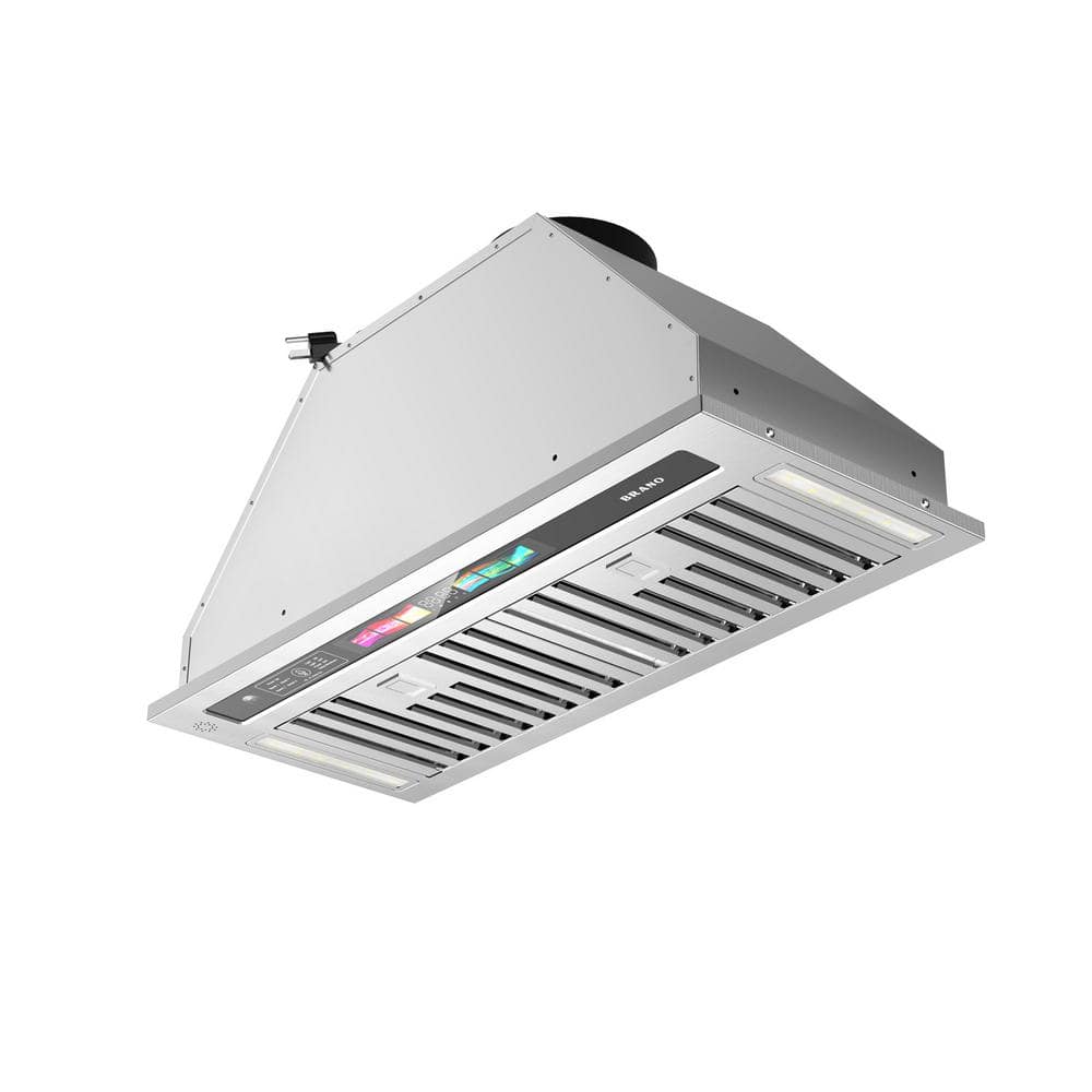 30 in. 900 CFM Convertible Wall Mount Range Hood in Stainless Steel with Voice/Gesture/Touch Control