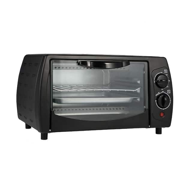 4 Slice Small Toaster Oven Countertop,Retro Compact Design, Multi