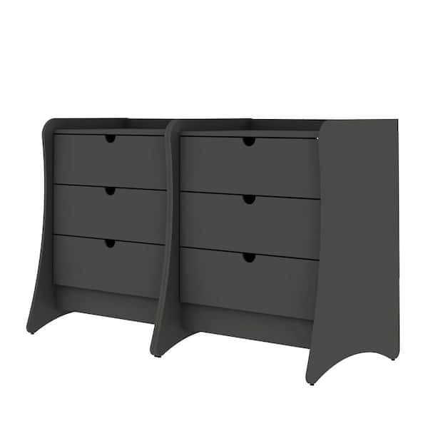 grey 3 drawer dresser Modern Farmhouse 3-Drawer Dresser main image 1