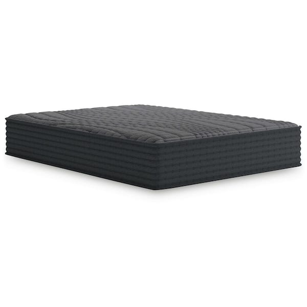 Gray 1200-Hybrid King Firm Hybrid 12 in. Bed-in-a-Box Mattress
