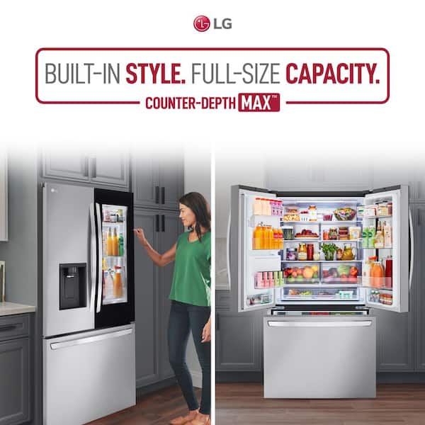LG 27 cu. ft. Smart Counter-Depth MAX French Door Refrigerator