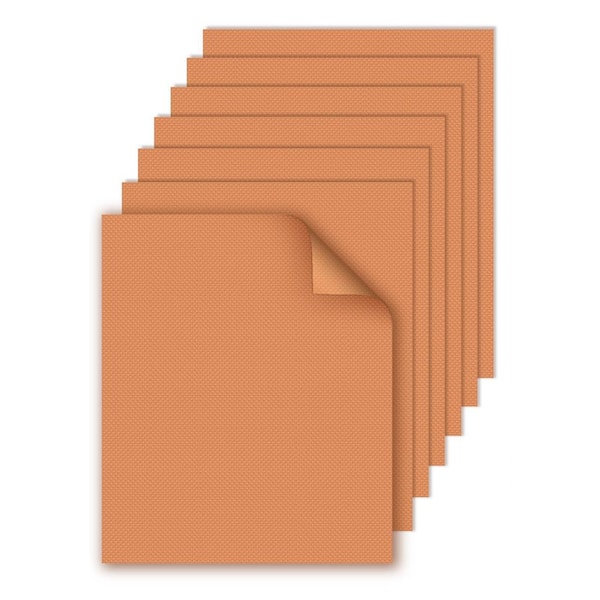 7-Piece Grill Mats Outdoor, Non-Stick Heavy Duty Reusable, Easy Clean Copper for Gas Charcoal Electric