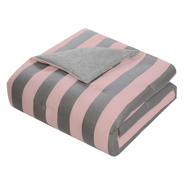 Juicy Couture Texture 8-Pc. Comforter Set, Queen - Pink, Gray