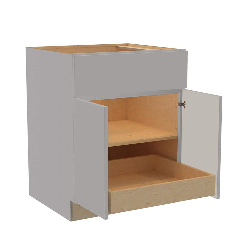 Hargrove 30 in. W x 24 in. D x 34.5 in. H Assembled Plywood Base Kitchen Ca
