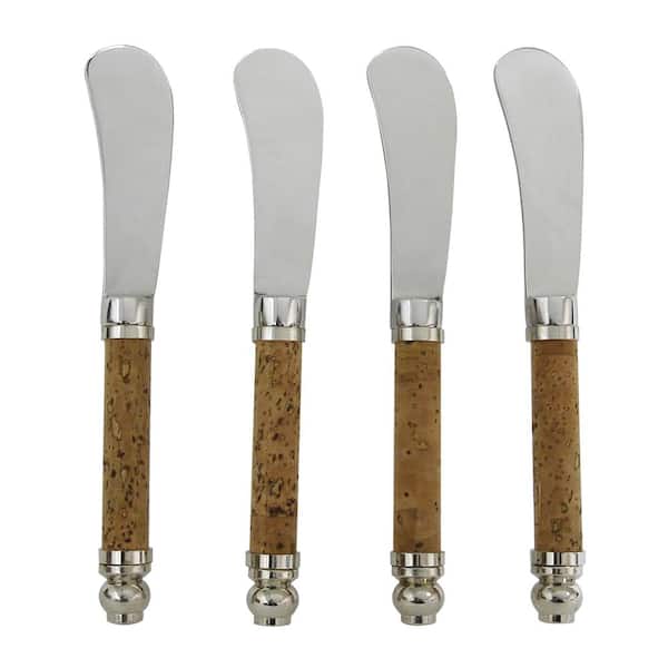 Epicureanist Cheese Spreaders with Cork Handles (Set of 4)