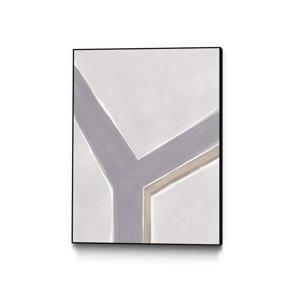 30 in. x 40 in. Neutral Impact I by June Erica Vess Framed Wall Art