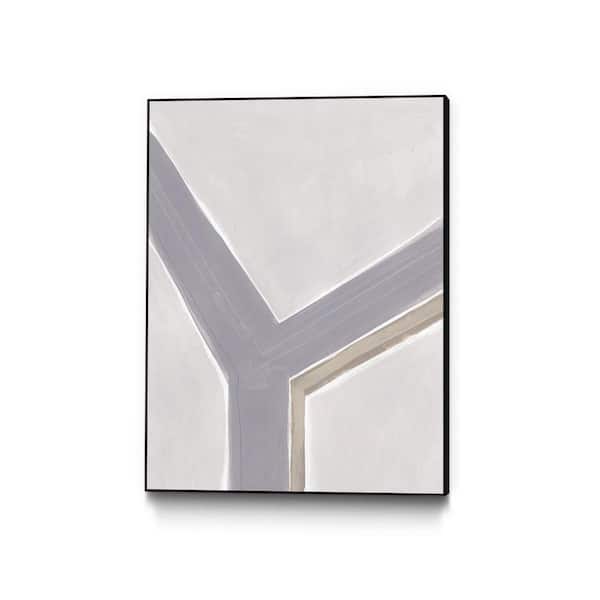 Unbranded 30 in. x 40 in. "Neutral Impact I" by June Erica Vess Framed Wall Art