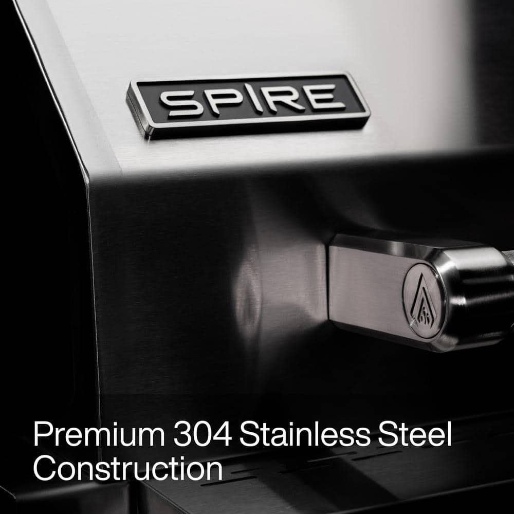 Spire 5-Burner Stainless Steel Propane BBQ Grill Island