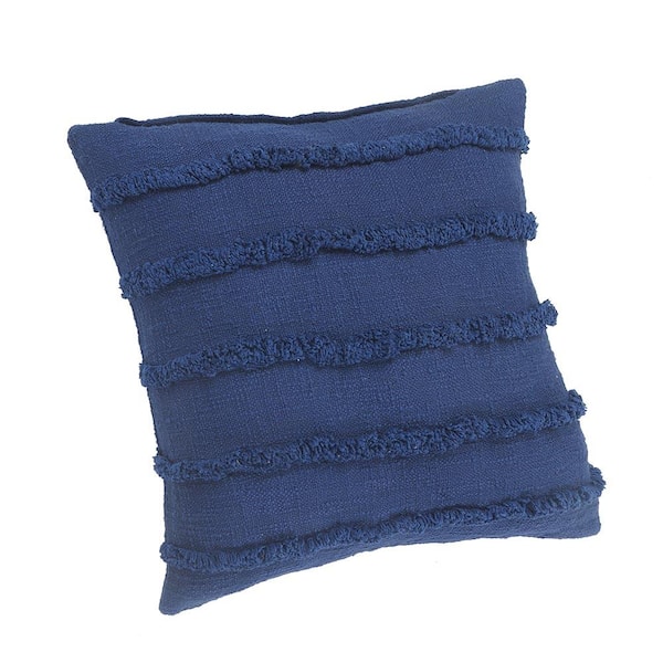 Solid Navy Pillow COVERS for 20x20 Pillow Inserts, Solid Blue Pillow Cover,  Solid Navy Throw Pillows for 20x20 Inserts 