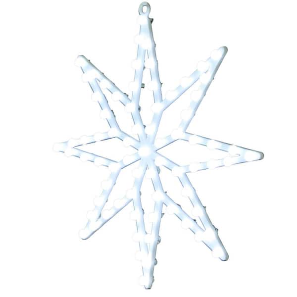 Alpine Corporation 20 in. Tall 8-Point LED Star with Multi