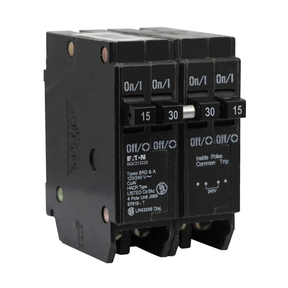 Eaton BR 1-15 Amp 2 Pole and 1-30 Amp 2 Pole BQC (Common Eaton BR 1-15 Amp 2 Pole and 1-30 Amp 2 Pole BQC (Common