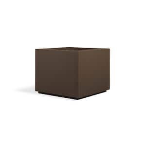 Monterrey Square 23 in. x 23 in. Chocolate Brown Composite Window Boxes & Troughs