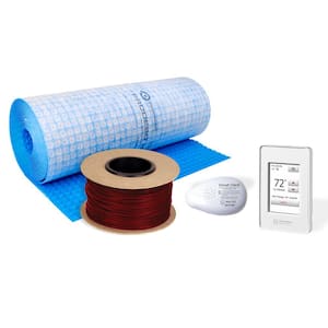 TempZone 75 ft. Cable System with Heat Membrane and Touch Screen Thermostat (Covers 23.4 sq. ft.)
