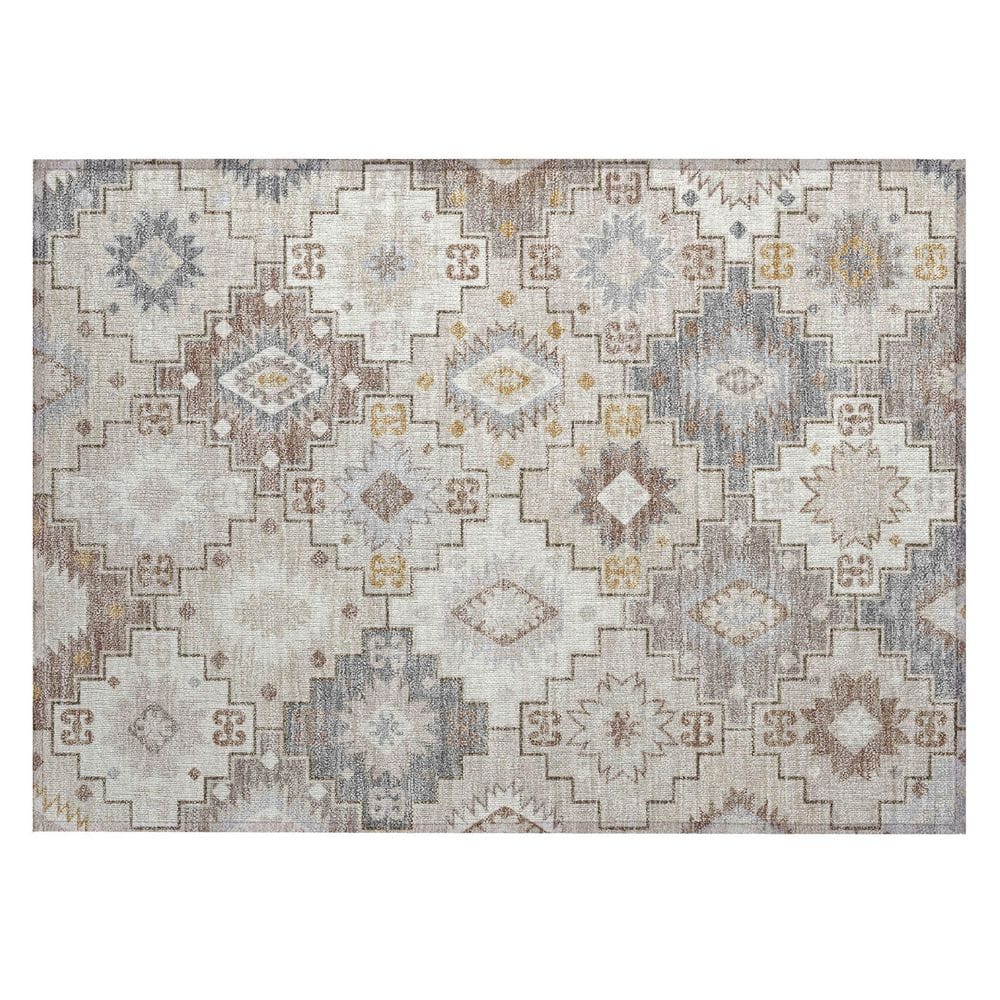Chantille Machine Washable Indoor/Outdoor Abstract ACN2123 Ivory 1 ft. 8 in. x 2 ft. 6 in. Accent Rug price history on PriceWatchPro