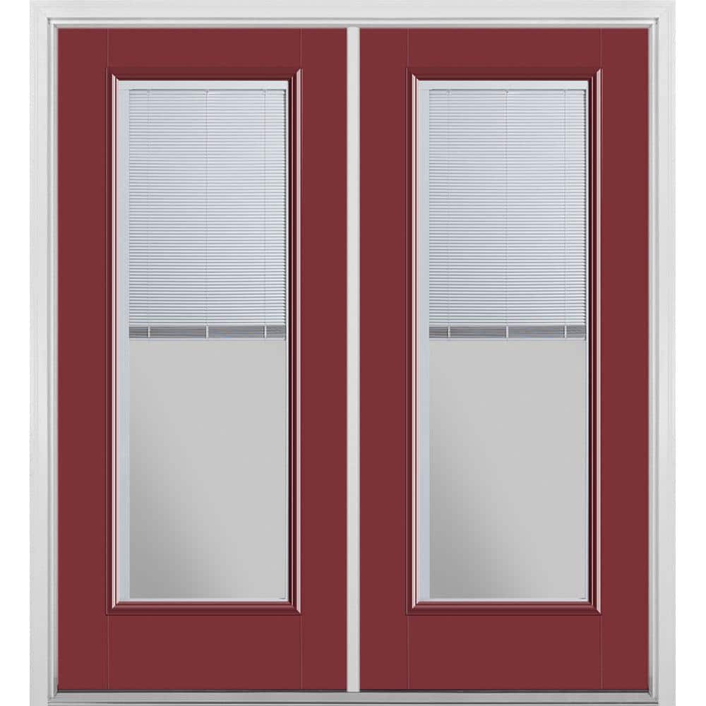 Masonite 72 in. x 80 in. Red Bluff Fiberglass Prehung Right-Hand ...