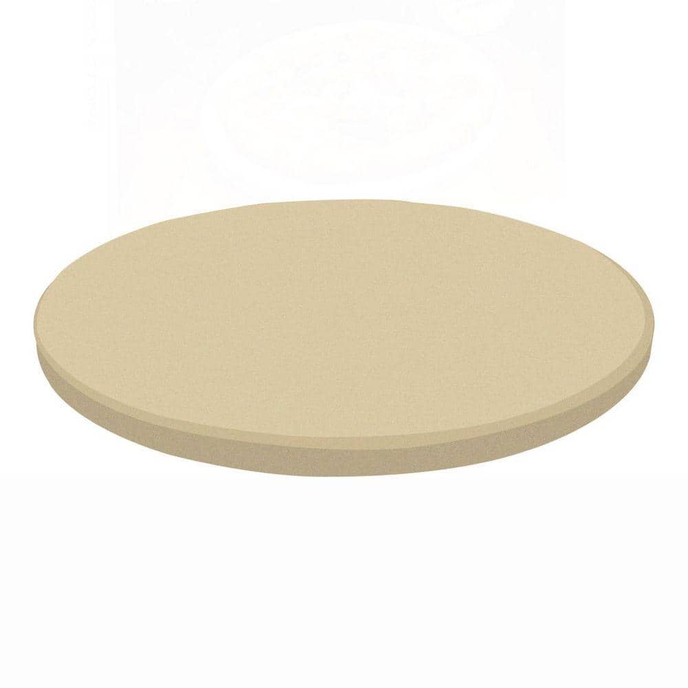 JFVKAF Cordierite Heavy Duty Pizza Stone Thermal Shock Resistant Durable Safe Round Baking Stone for Oven Grill BBQ 1 Piece