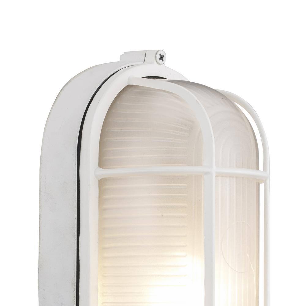 Aria White Frosted Glass Wall Mount Light Fixture