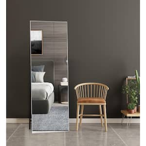 Normcore 65.1 in. x 22.1 in. Oversized Rectangle Metal Frame Silver Full Length Floor Standing Mirror