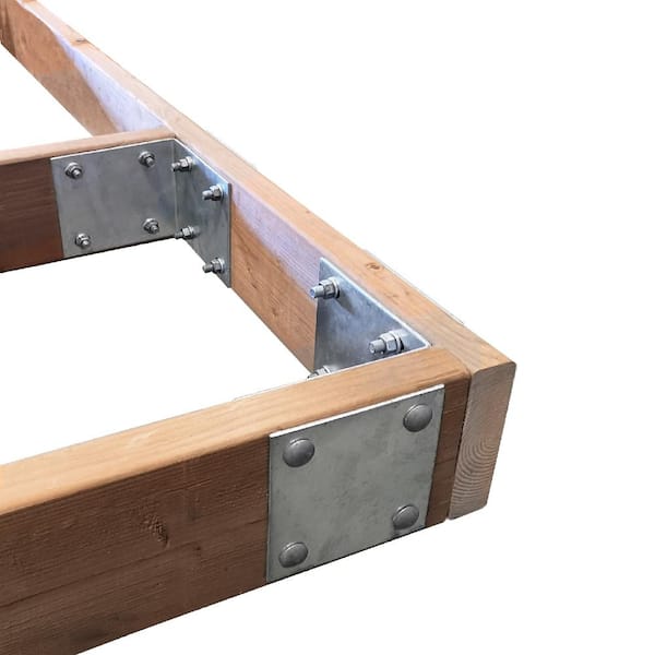 6 in. L x 5 in. H x 1/8 in. Thick Hot Dip Galvanized Steel Inside Dock Corner