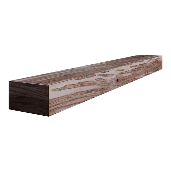 5.25 in. D x 9.25 in. W x 48 in. L Unfinished Ambrosia Maple Wood Mantel