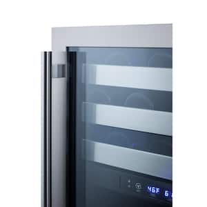 ADA Compliant Dual Zone 46-Bottle Built-In Wine Cooler