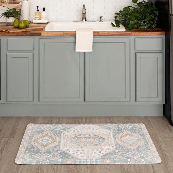 Mohawk Home Desperado Anti-Fatigue Kitchen Mat - Mint - 18 x 30 in