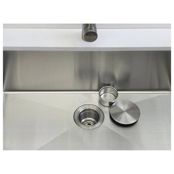 Delironexu 30 in. Undermount Kitchen Sink-Single Bowl 18 Gauge