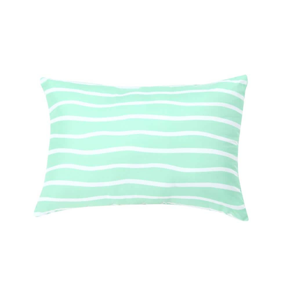 Mint Green Microfiber Nautical Full Bedding Set