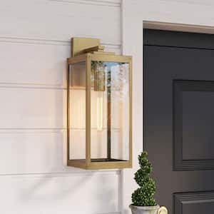 Westover 1-Light Antique Brass Outdoor Wall Lantern Sconce