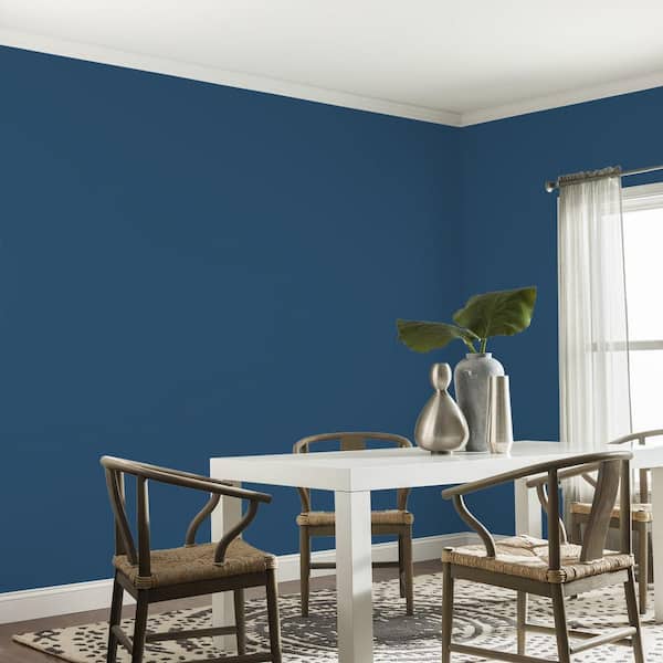 Glidden Premium 1 qt. PPG1156-7 Celestial Blue Satin Interior