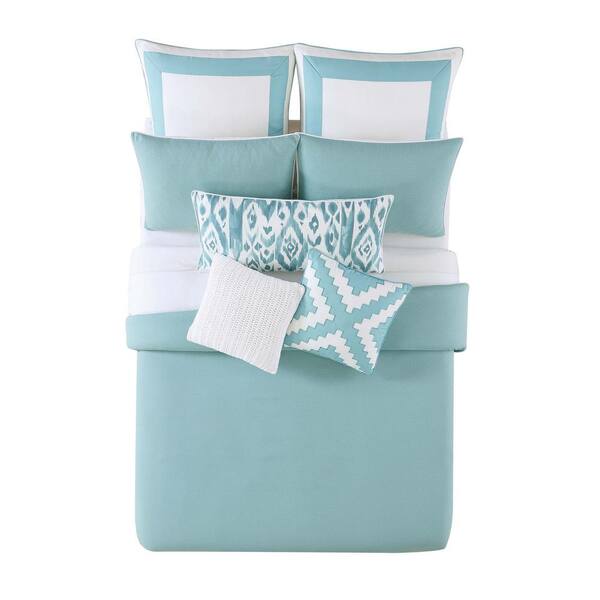 Oceanfront Resort Beach House Brights Full/Queen Comforter Set