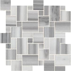 Bergamo 12 in. x 12 in. Polished Marble Look Floor and Wall Tile (10 sq. ft./Case)