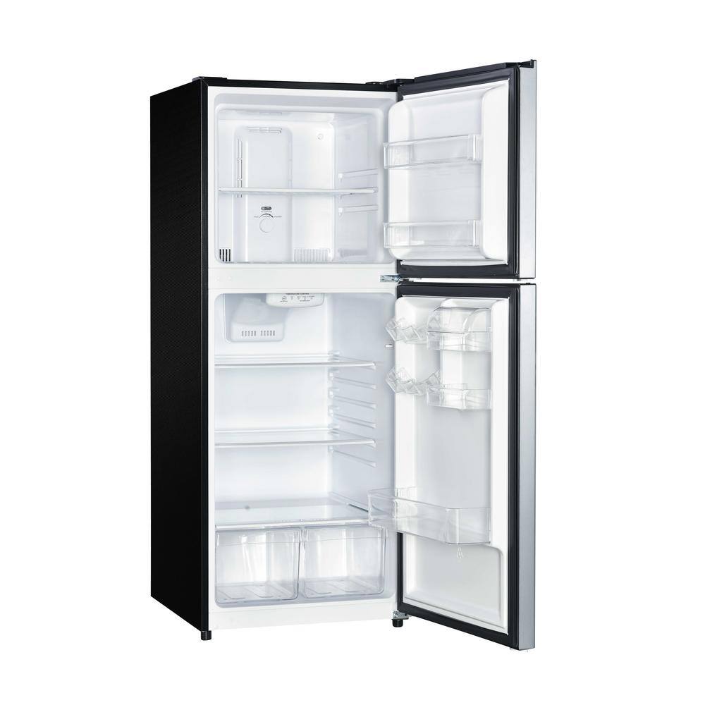10.1 cu. ft. Top Freezer Refrigerator in Platinum Steel