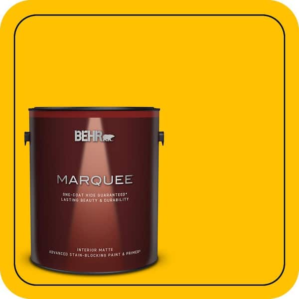 BEHR MARQUEE 1 gal. #360B-7 Center Stage Matte Interior Paint & Primer