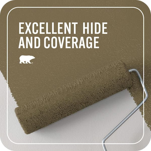 BEHR PREMIUM PLUS 8 oz. #PPU8-01 Olive Semi-Gloss Interior