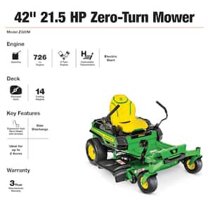Z320M 42 in. 21.5 HP Dual Hydrostatic Gas V-Twin Zero Turn Riding Lawn Mower